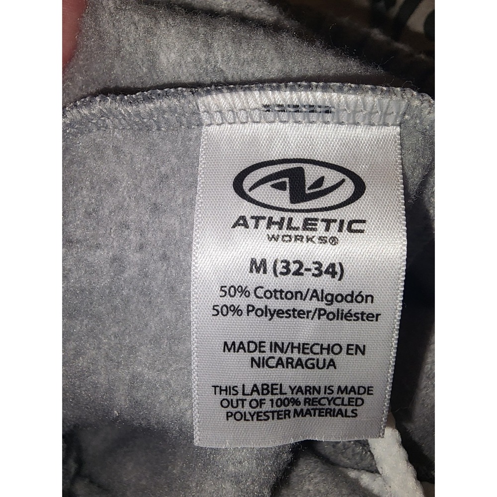 Athletic‎ Works Men's Gray Sweatpants Tag:32x34 Actual Measurements:32x29 - Picture 7 of 7